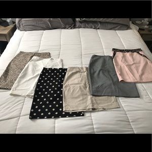 Set of 6 Pencil Skirts